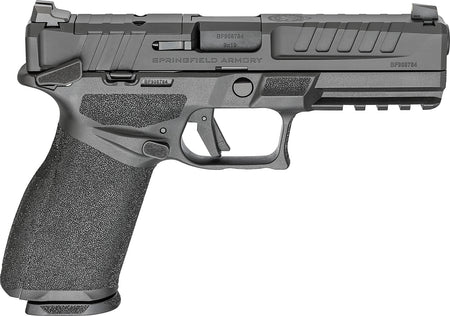 Springfield Armory EC9459BMSU Echelon 9mm Luger 20+1 4.50" Black Melonite Steel Barrel, Black Melonite Optic Ready/Serrated Steel Slide, Black Polymer Frame w/Picatinny Rail