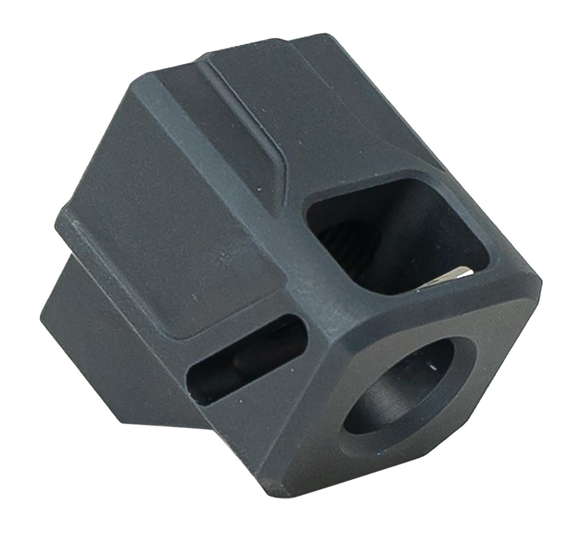 Faxon Firearms EXOS-514 Pistol Compensator for M&P Black Aluminum 1/2"x28 9mm 1.10" OAL