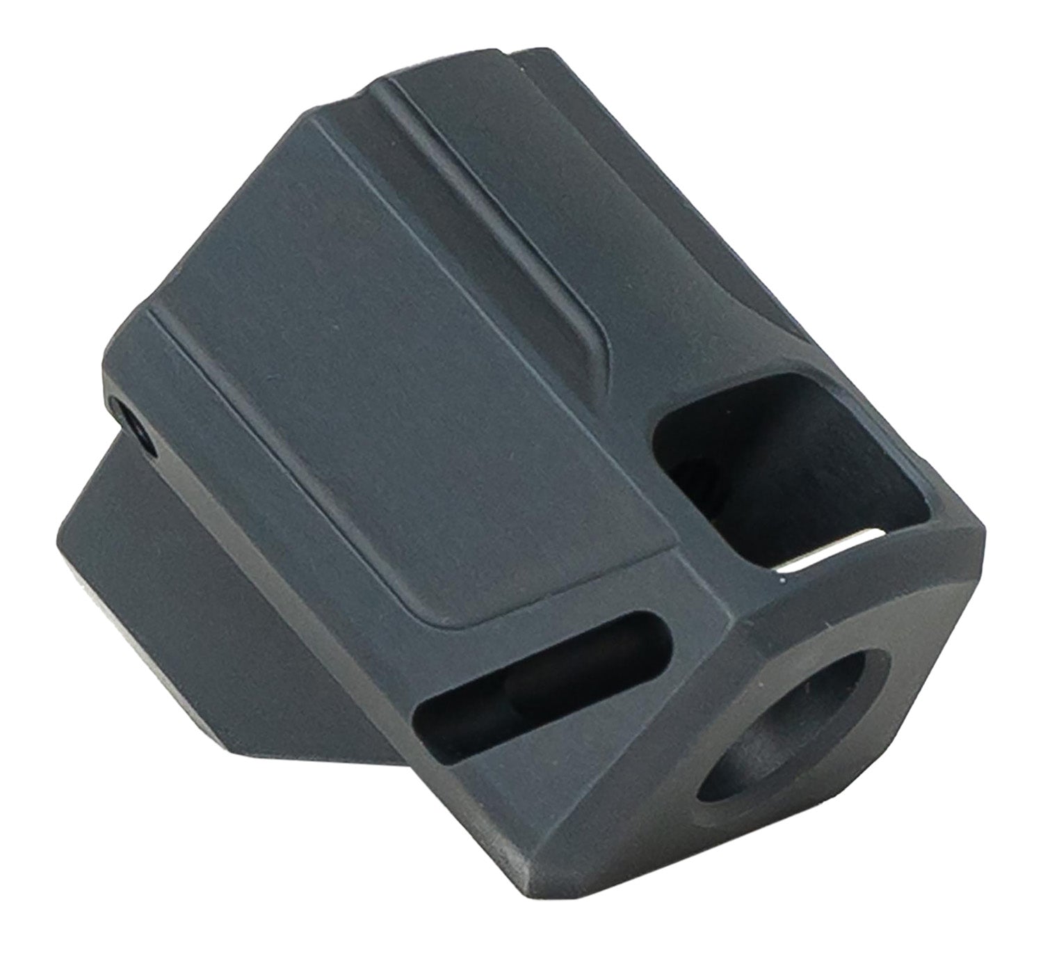 Faxon Firearms EXOS-515 Pistol Compensator for SIG Black Aluminum 1/2"x28 9mm 1.40" OAL
