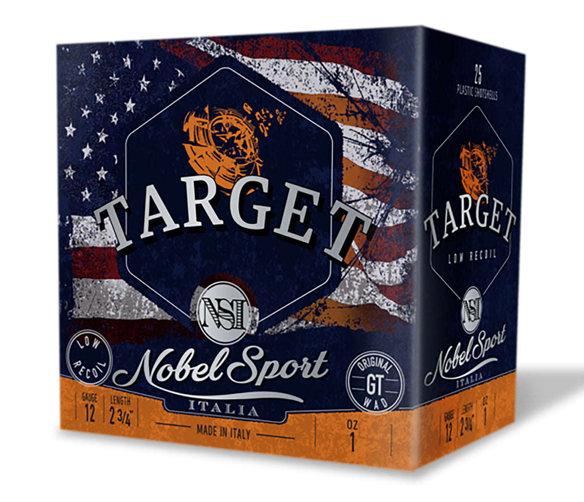 Nobel Sport Italia 12 Gauge (12 ga.) Ammunition ANSLR18 2-3/4 in. 8 Shot 1oz 1200fps