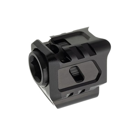 Tyrant CNC TDG43COMPBLK/BLK Black Aluminum 9mm Compensator for Glock 43