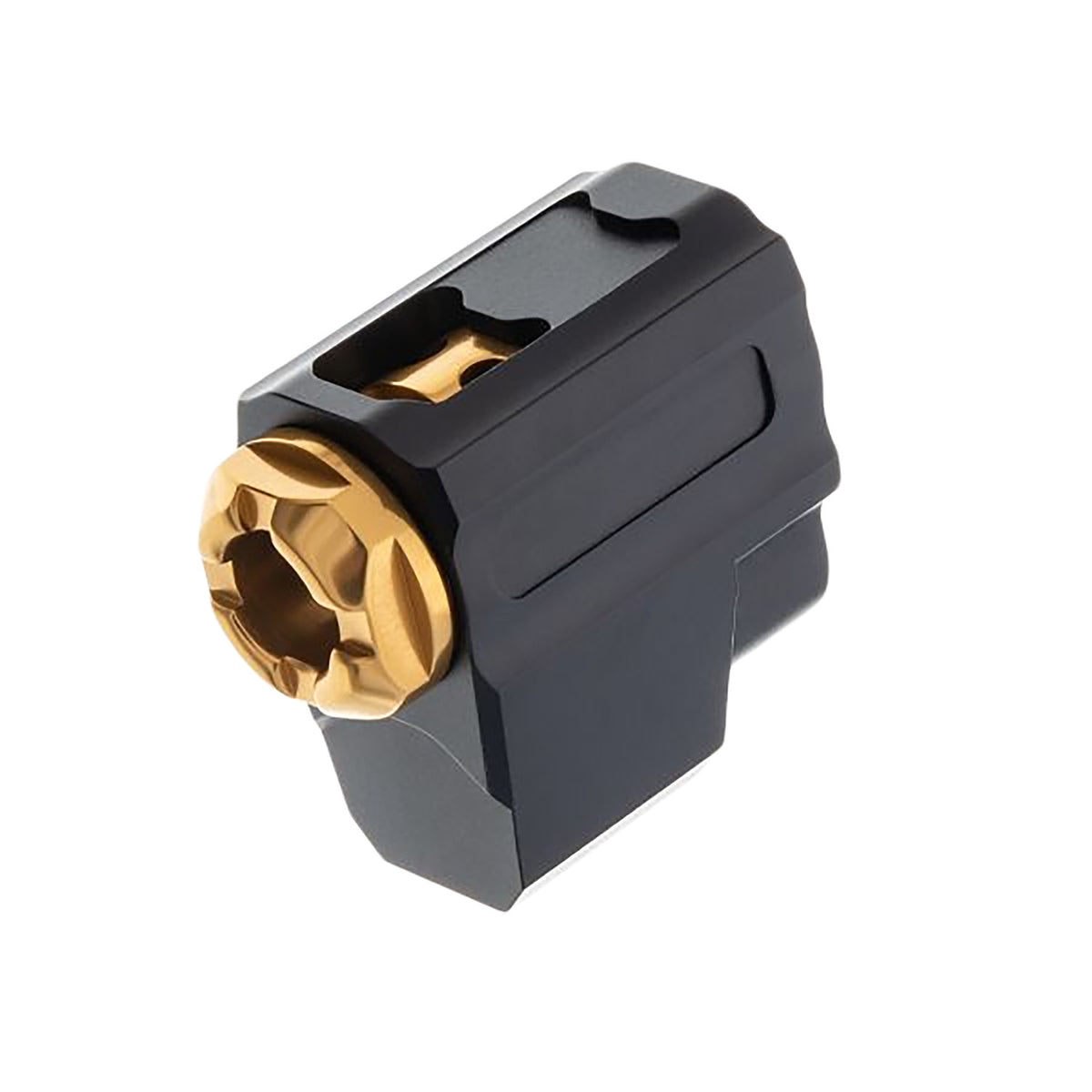 Tyrant CNC TDP365COMP Black/Gold Aluminum Compensator for SIG P365 9mm