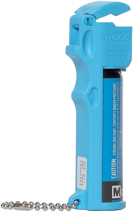 Mace 80727 Personal Pepper Spray OC Pepper UV Dye 20 Burst 12 ft Neon Blue Keychain