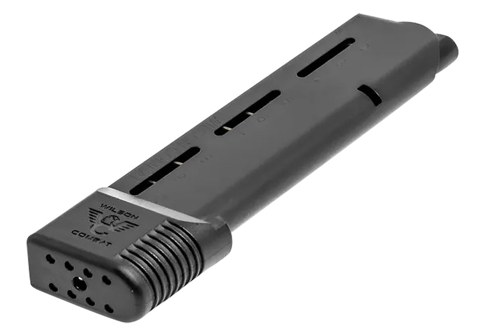 Wilson Combat 50045FS10B ETM 10rd .45 ACP Magazine for Full-Size 1911 Black Fluoropolymer