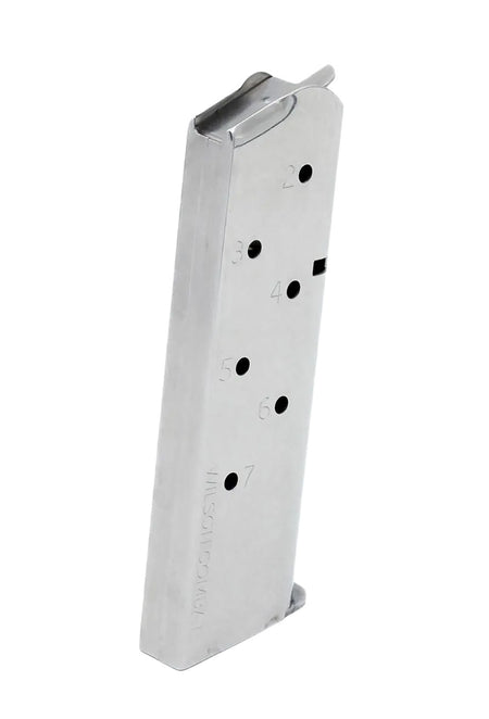 Wilson Combat 92045FS7 920 Series 7rd .45 ACP Wilson Combat 1911 Stainless Steel Magazine