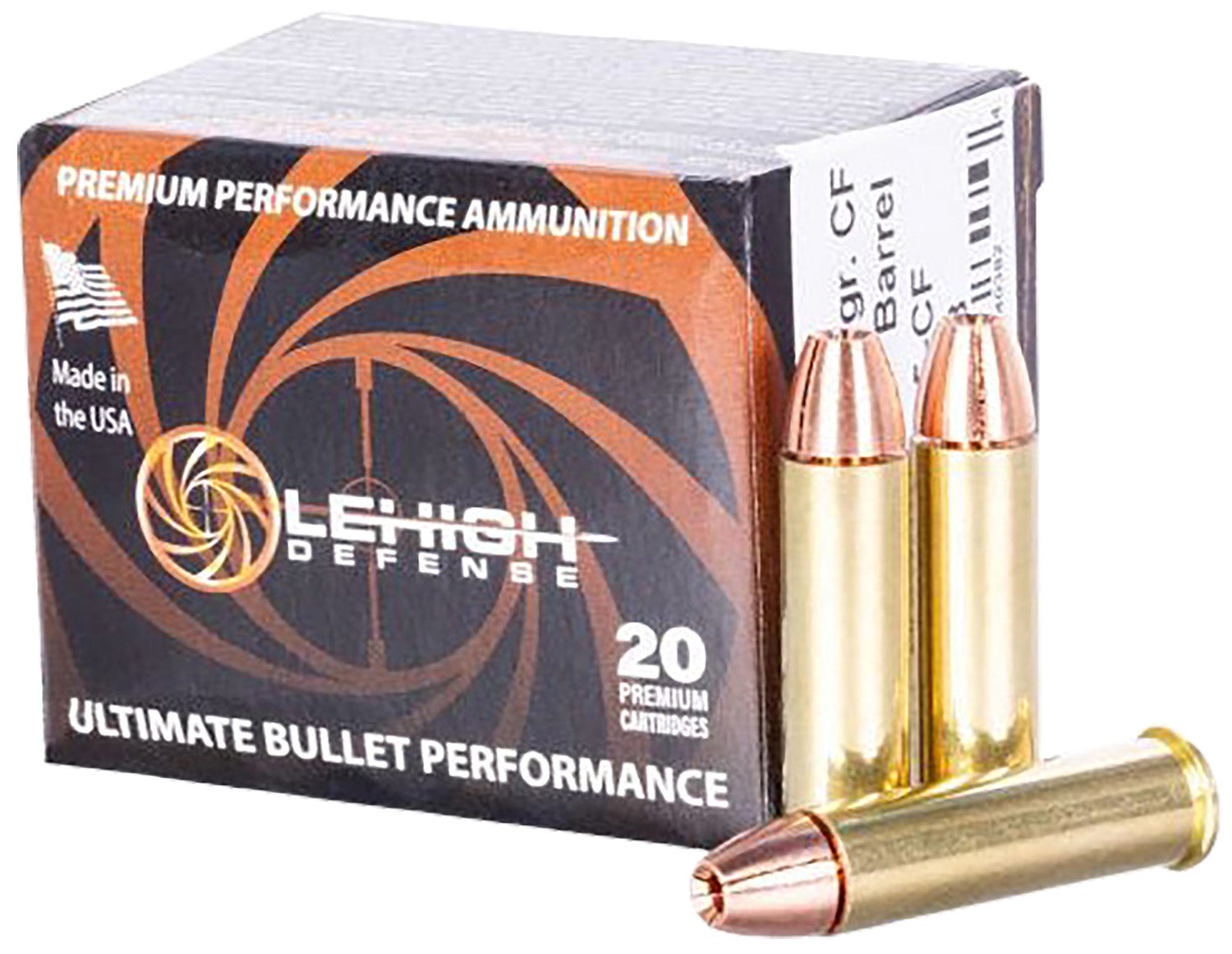 Lehigh Defense  .357 Magnum 125 gr JHP ammo
