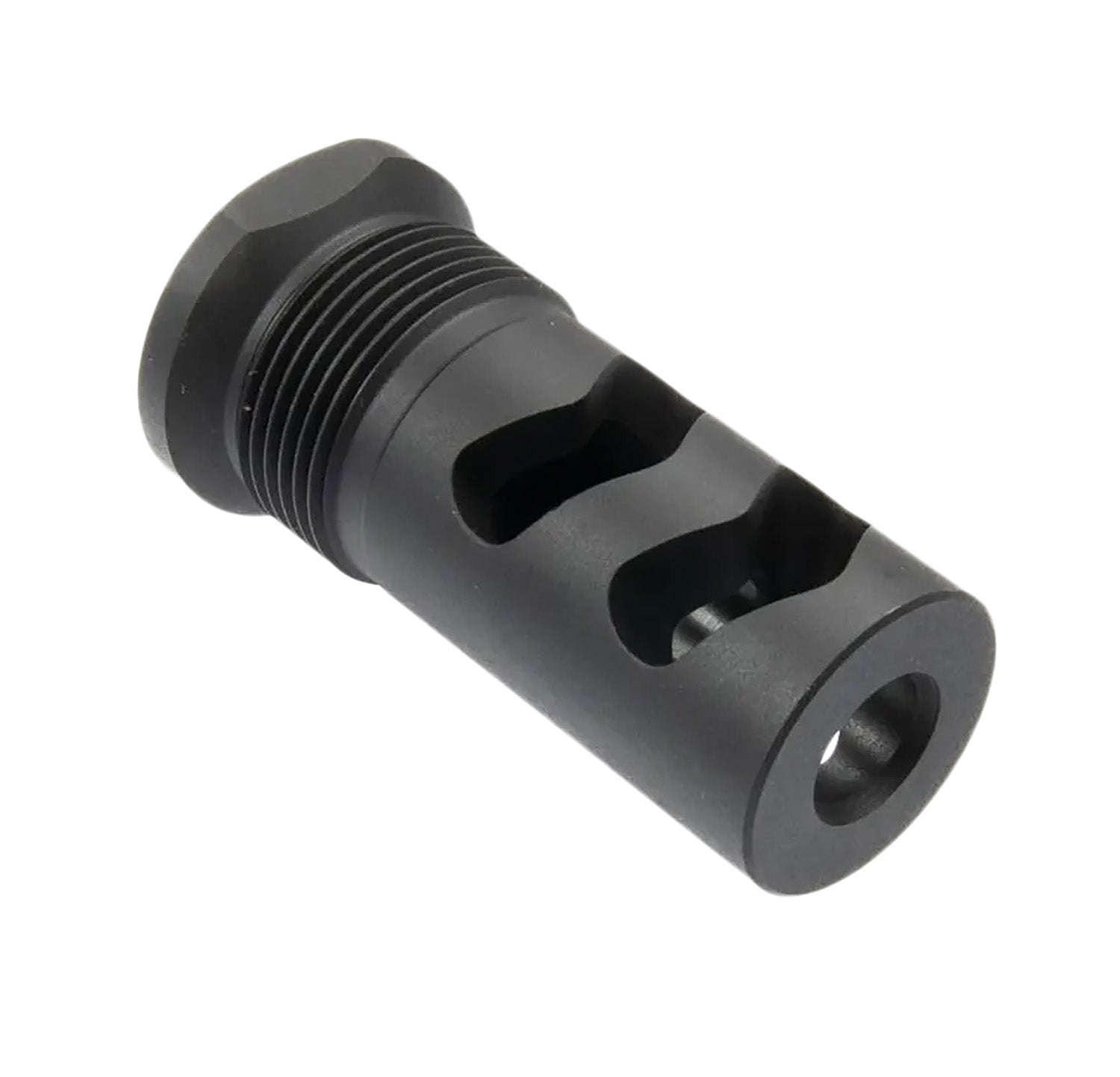 Wilson Combat SPRTMBFB30 Rapid-Thread Muzzle Brake Whisper .30 Cal 5/8"x24 Black Melonite