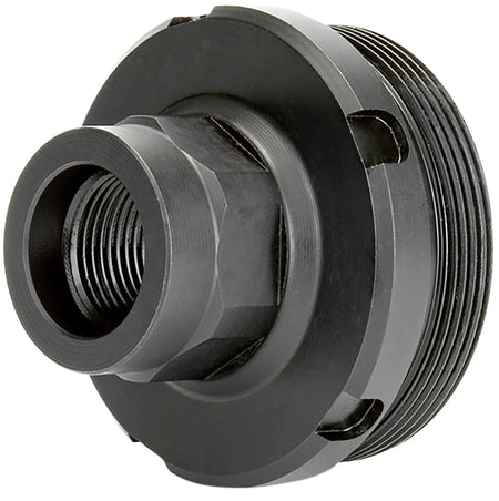 Griffin Armament DT1375X24-1/2X28 HUB Direct Thread Adapter 1/2"x28 17-4 Stainless Steel Nitride Black