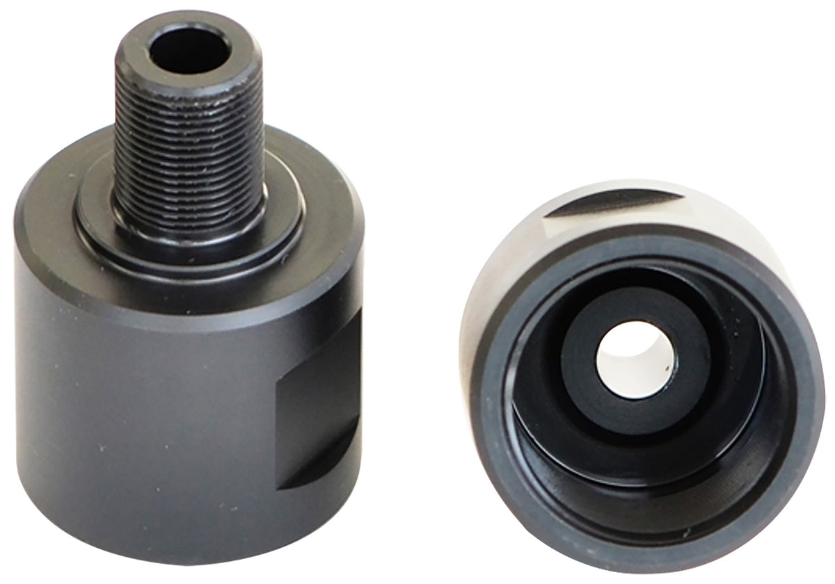 Griffin Armament 24MM1228A Suppressor Mount Thread Adapter 24mm x 1.5mm to 1/2"x28 Melonite QPQ Black