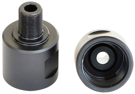Griffin Armament 24MM1228A Suppressor Mount Thread Adapter 24mm x 1.5mm to 1/2"x28 Melonite QPQ Black