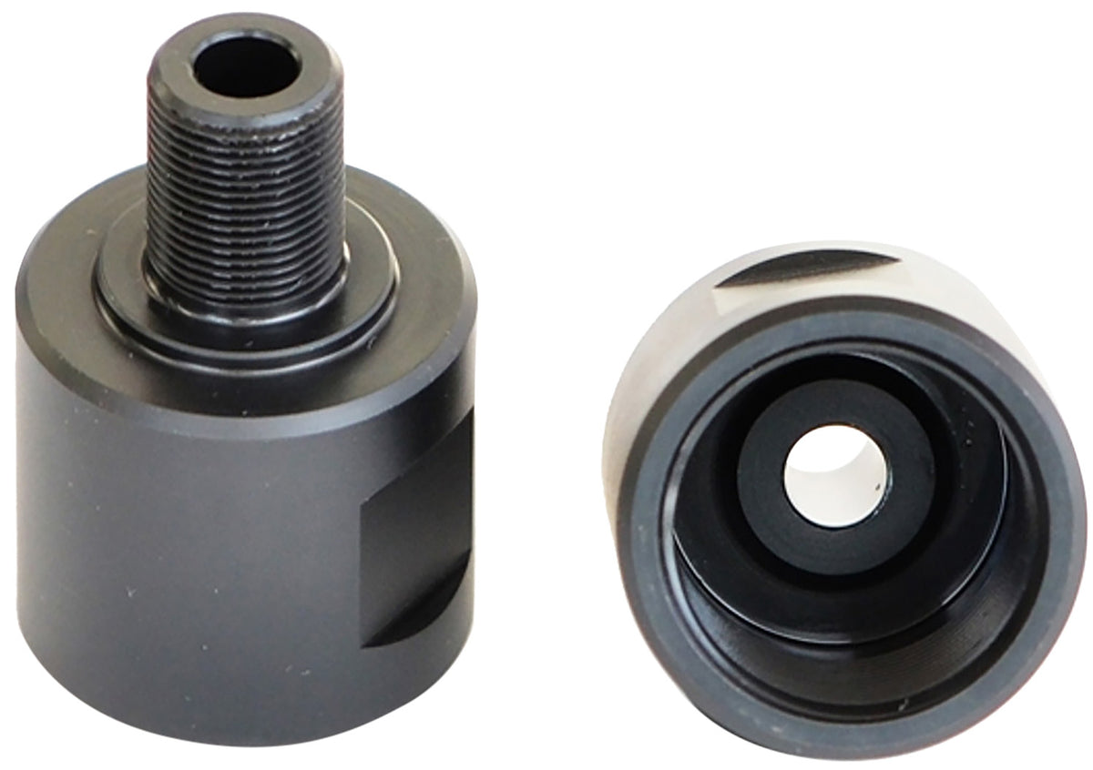 Griffin Armament 24MM5824A Suppressor Mount Thread Adapter 24mm x 1.5mm to 5/8"x24 Melonite QPQ Black