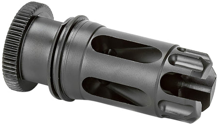 Griffin Armament DLFC22C1228 Dual-Lok Flash Comp 22/5.56 Black QPQ Nitride 17-4PH Stainless 1/2"x28