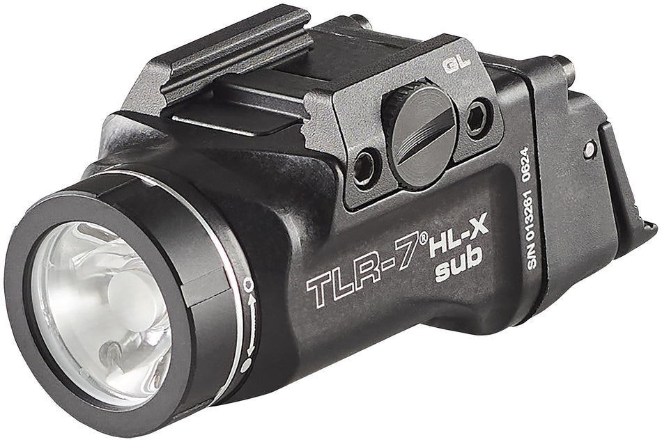 Streamlight 69503 TLR-7 HL-X Sub USB Weapon Light Black 1000 Lumens White LED Glock 43X/48