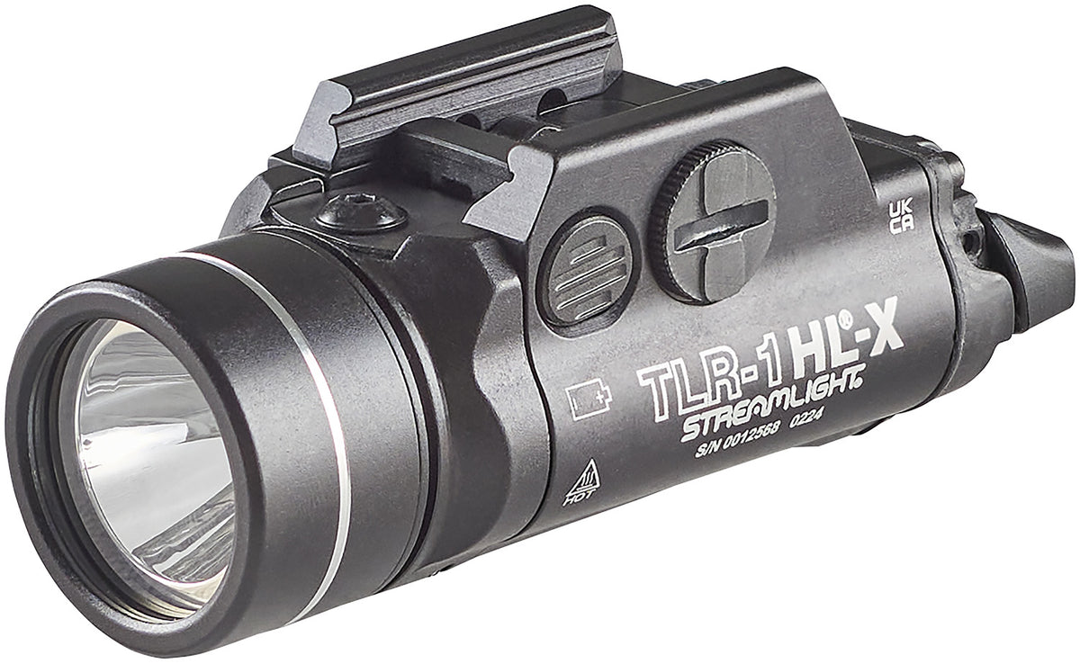 Streamlight 69500 TLR-1 HL-X Weapon Light Black 6000 Series Aluminum 1000 Lumens