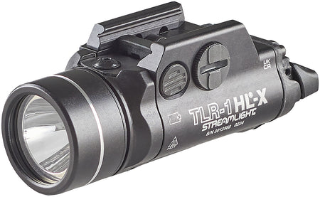 Streamlight 69500 TLR-1 HL-X Weapon Light Black 6000 Series Aluminum 1000 Lumens