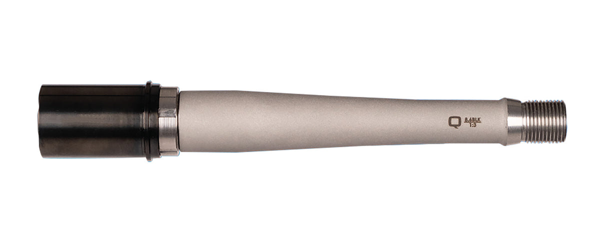Q LLC ACCFIXBARREL8.68INCH Fixed Barrel Assembly 8.6 Blackout 8" Bead Blasted Matte Stainless Steel