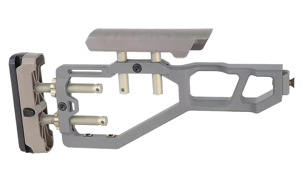 Q LLC ACCFIXSTOCKGRAY Fixed Stock Assembly Gray AR-Platform