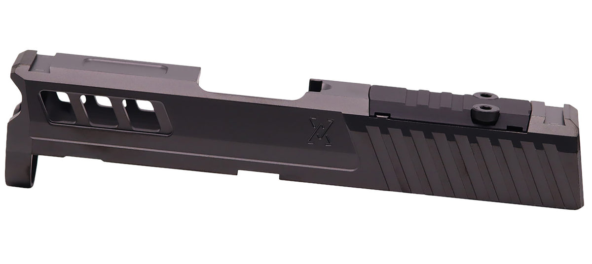 True Precision Axiom Optic Cut Slide Springfield Hellcat Black DLC Anodized 416R Stainless