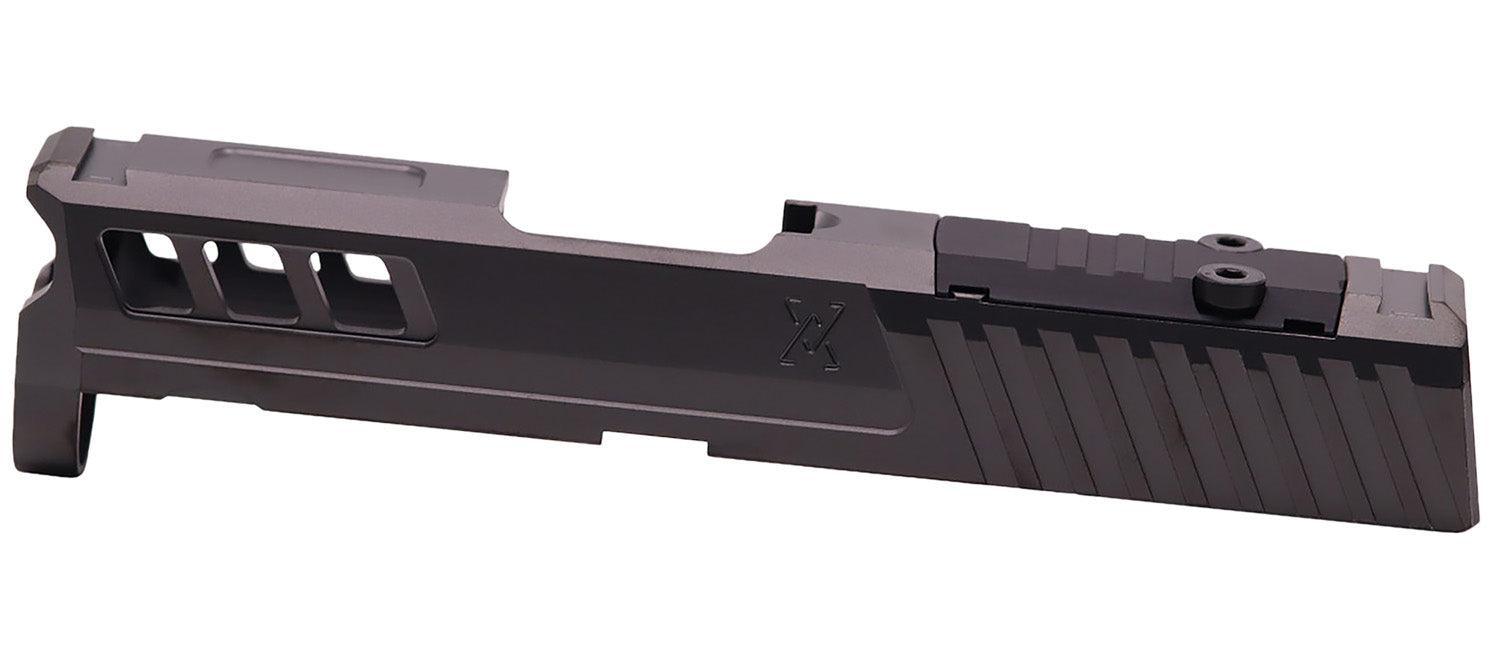 True Precision Axiom Optic Cut Slide Springfield Hellcat Black DLC Anodized 416R Stainless