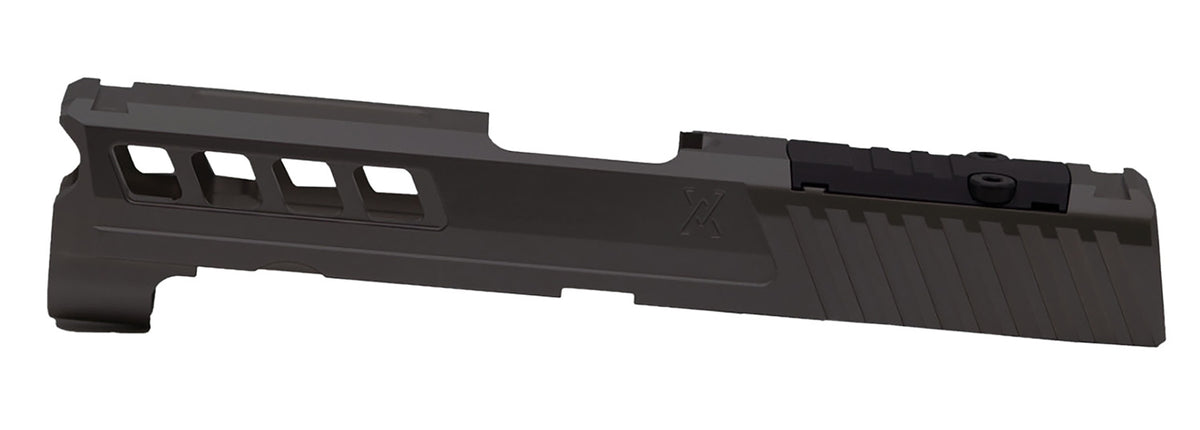 True Precision Axiom Pro Optic Cut Slide Springfield Hellcat Black DLC Anodized 416R Stainless