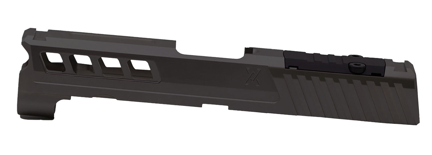 True Precision Axiom Pro Optic Cut Slide Springfield Hellcat Black DLC Anodized 416R Stainless