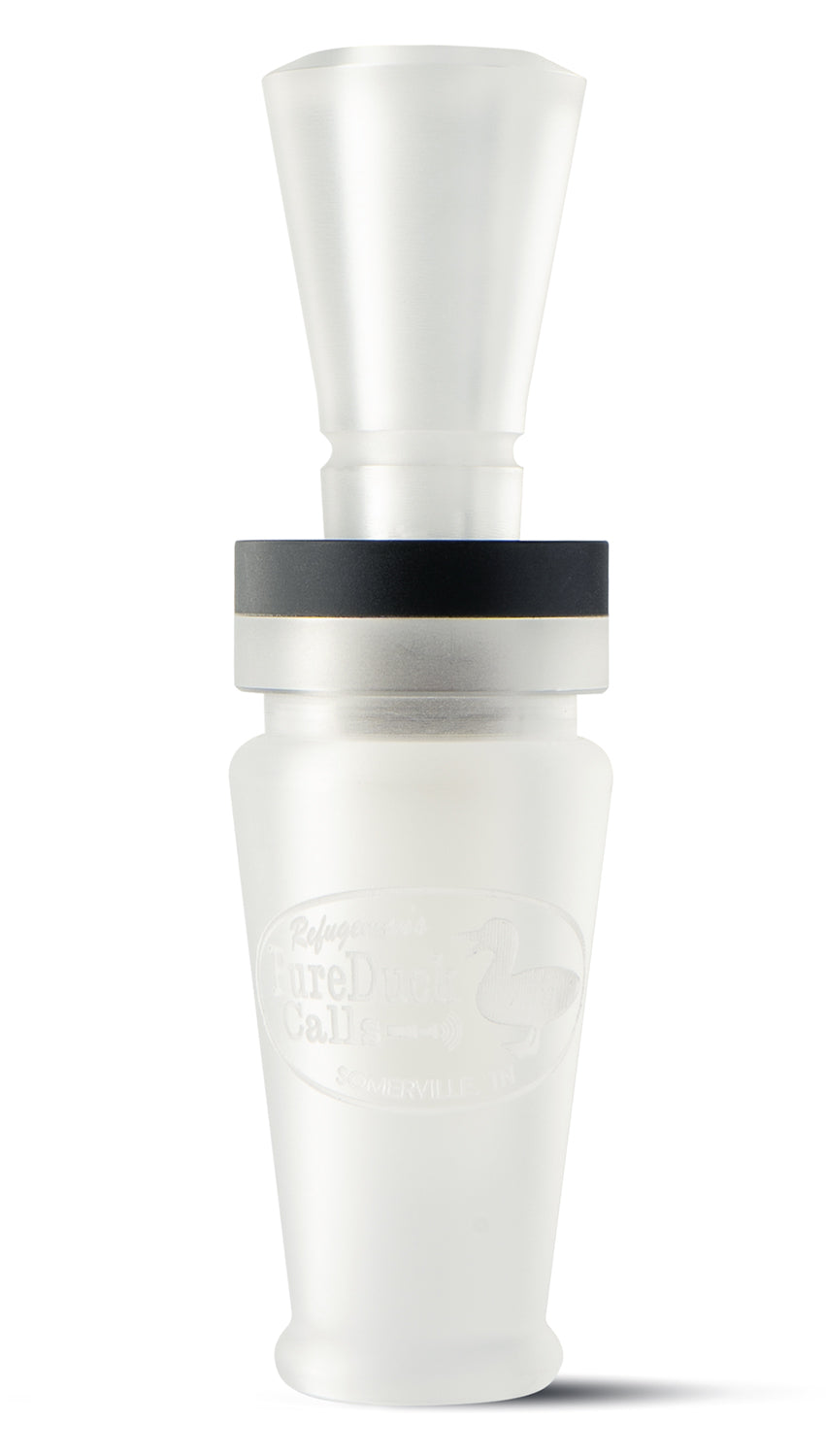 Rolling Thunder DC014CF Pure Duck J-Frame Duck Call - Frost Acrylic