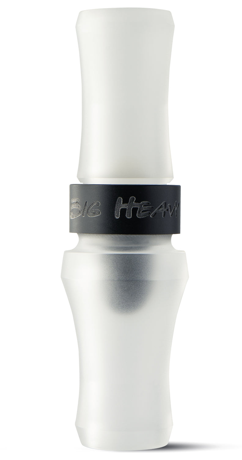 Rolling Thunder GC001CF Big Heavy Short Reed Canada Goose Call - Frost Acrylic