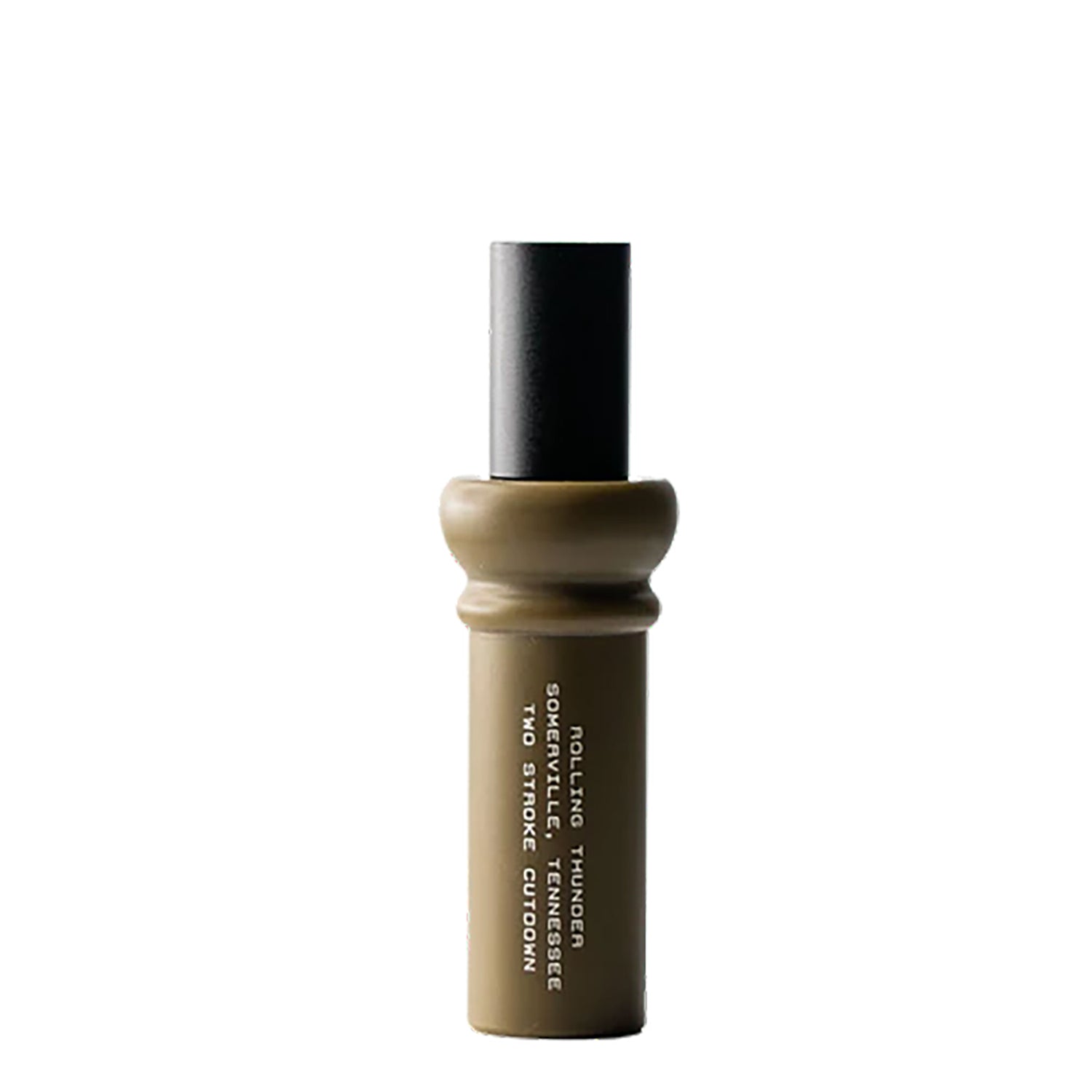 Rolling Thunder DC212DTN Two Stroke Double Reed Cutdown Duck Call - Dark Tan/Black Acrylic