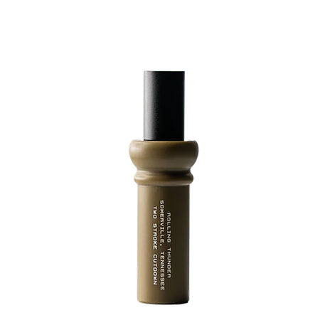 Rolling Thunder DC212DTN Two Stroke Double Reed Cutdown Duck Call - Dark Tan/Black Acrylic