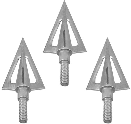 Allen 14615 Ion Fixed Blade Broadhead Gray 100 Grain 1-Inch Cut 3 Pack