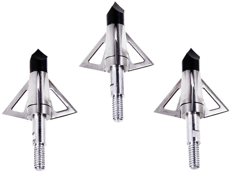 Allen 14690 Velox Ballistic 3-Blade Broadhead Stainless Steel Silver 3 Pack