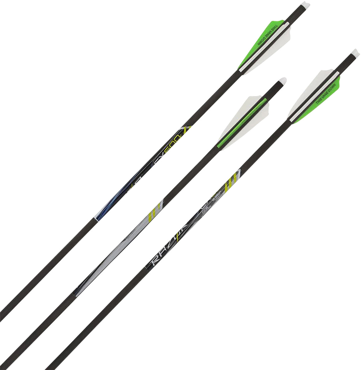 Allen 93120 CX600 Crossbow Bolts 20" Carbon Fiber Black 3 Pack