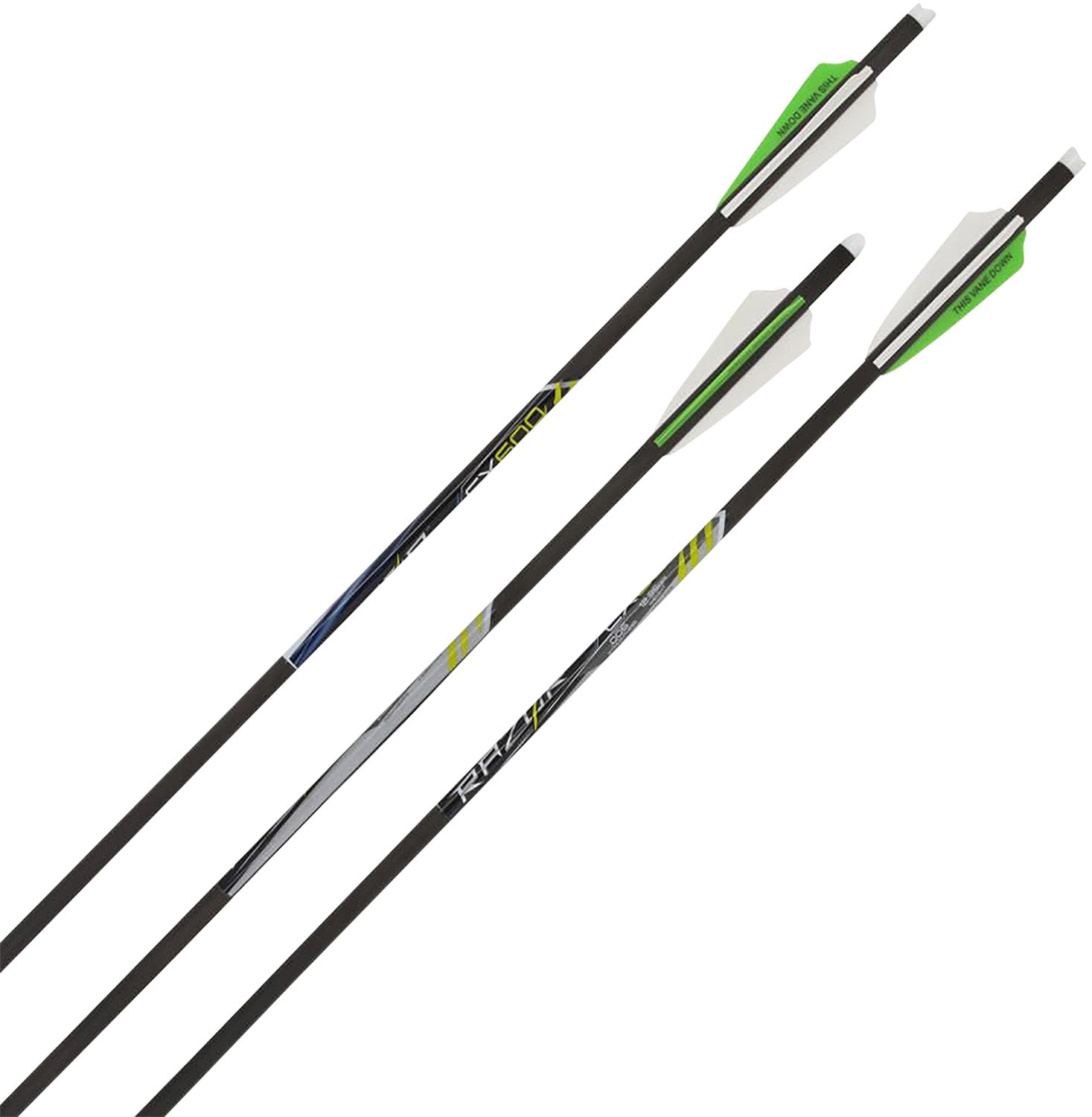 Allen 93120 CX600 Crossbow Bolts 20" Carbon Fiber Black 3 Pack