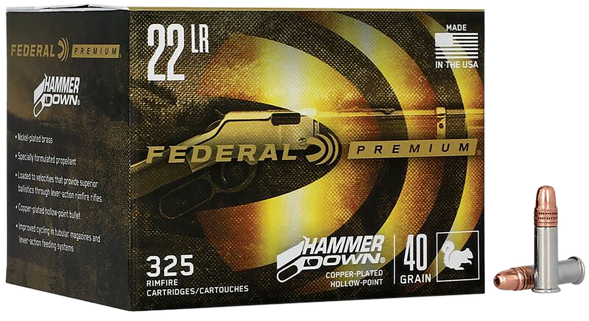Federal HammerDown .22 Long Rifle 40 Gr JHP
