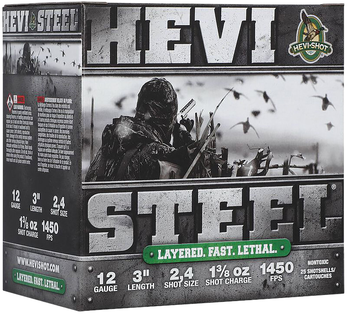 HEVI-Shot  12 Gauge 3 in / 3 in #2 / 3 1-3/8 oz