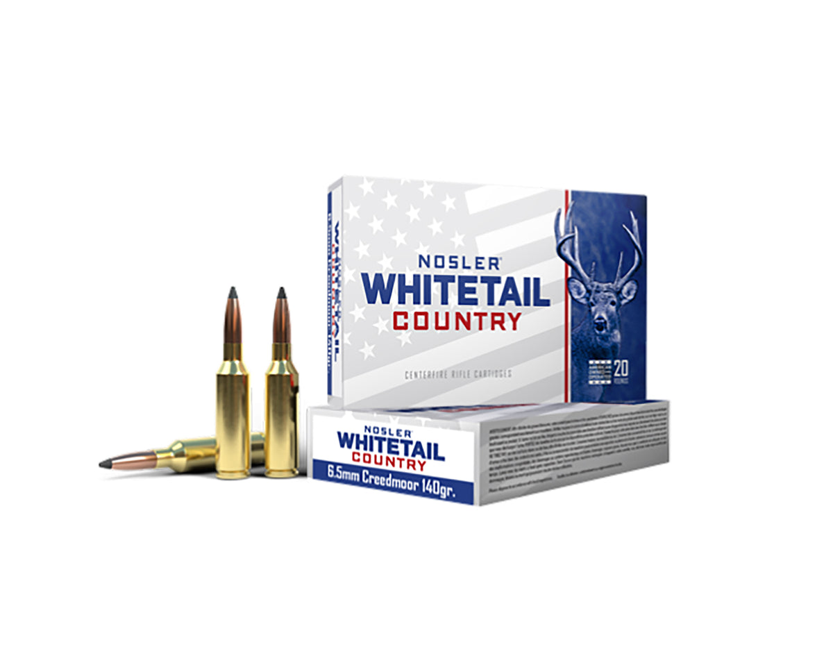 Nosler Whitetail Country 6.5mm Creedmoor 140 gr JSP ammo