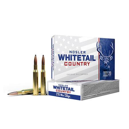 Nosler Nosler Whitetail Country .270 Winchester 130 gr JSP ammo