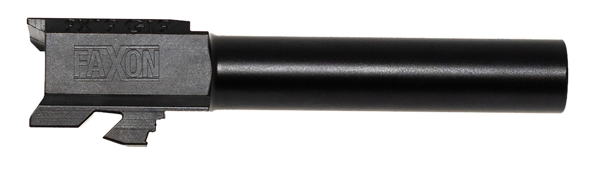 Faxon Firearms Duty Series 9mm Luger Barrel for Glock 19 Gen2-5 4150 Steel Nitride