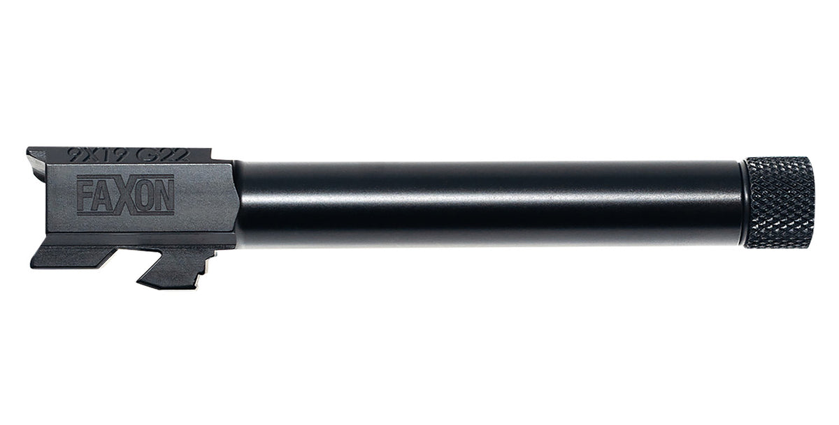 Faxon Firearms Duty Series 9mm Barrel for G22 Gen2-4 4150 Steel