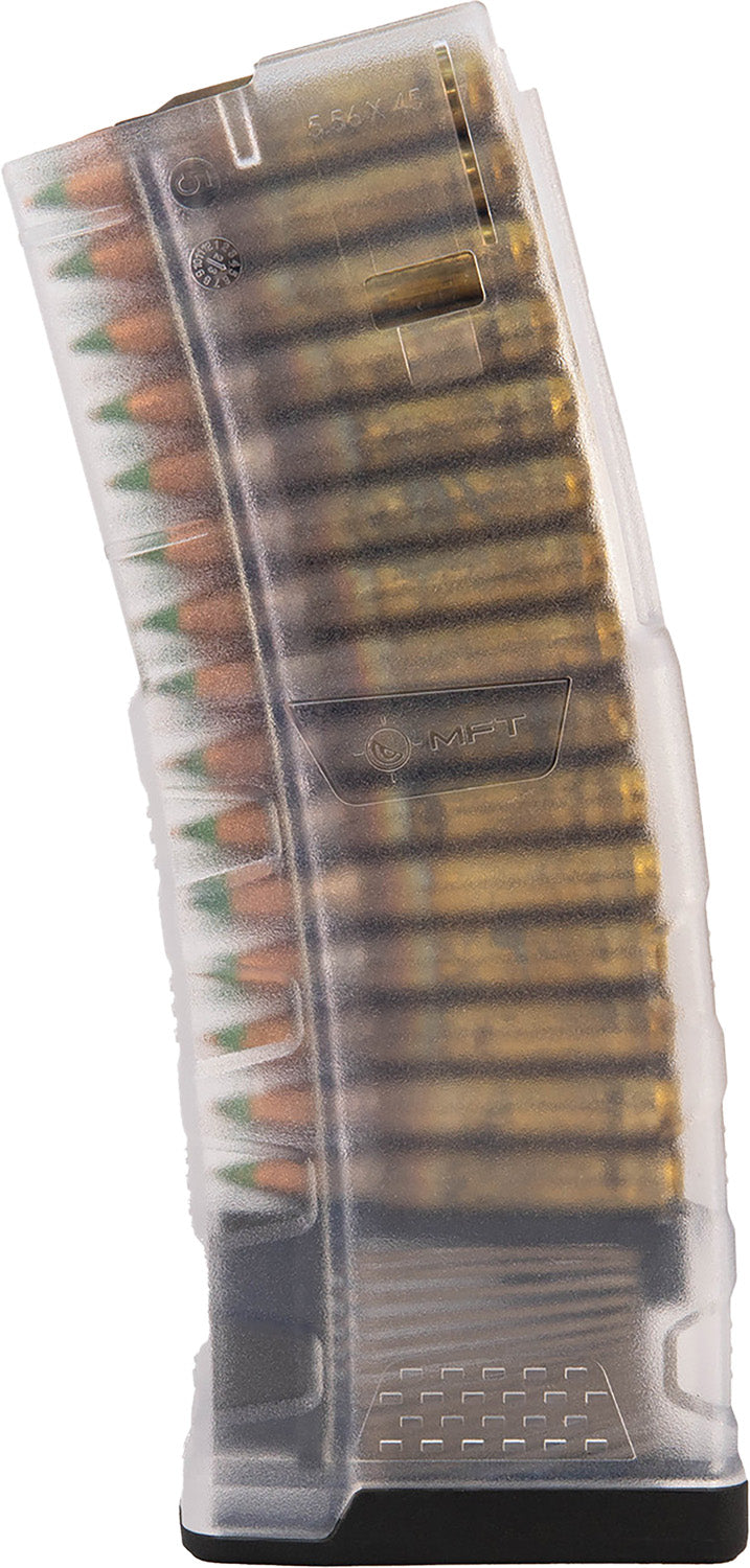 Mission First Tactical EXDPM556TC EXD 30-Round 5.56 AR/M4 Magazine Translucent Clear Military-Grade Copolymer