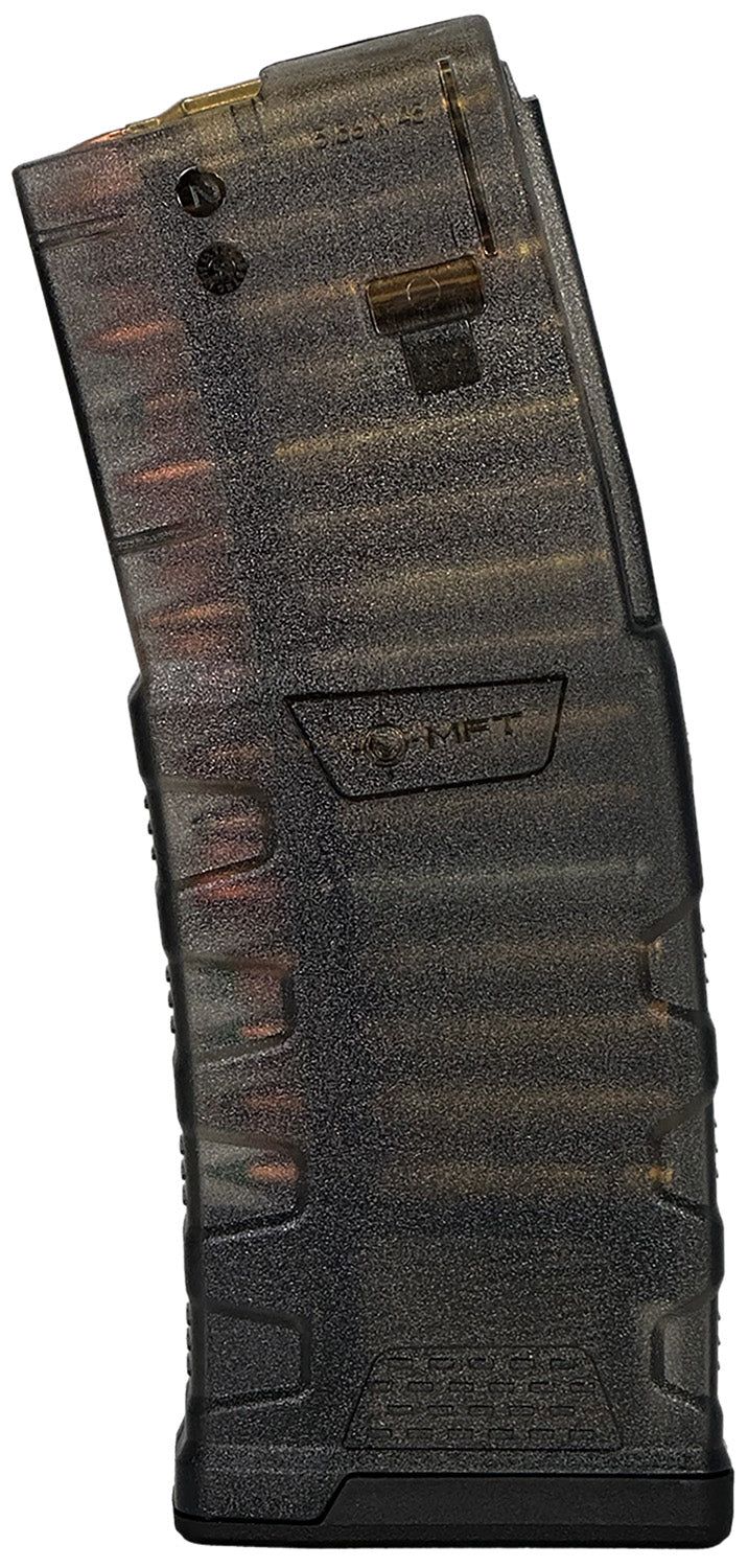 Mission First Tactical EXDPM556TS EXD 30-Round 5.56 AR/M4 Magazine Translucent Smoke Military-Grade Copolymer