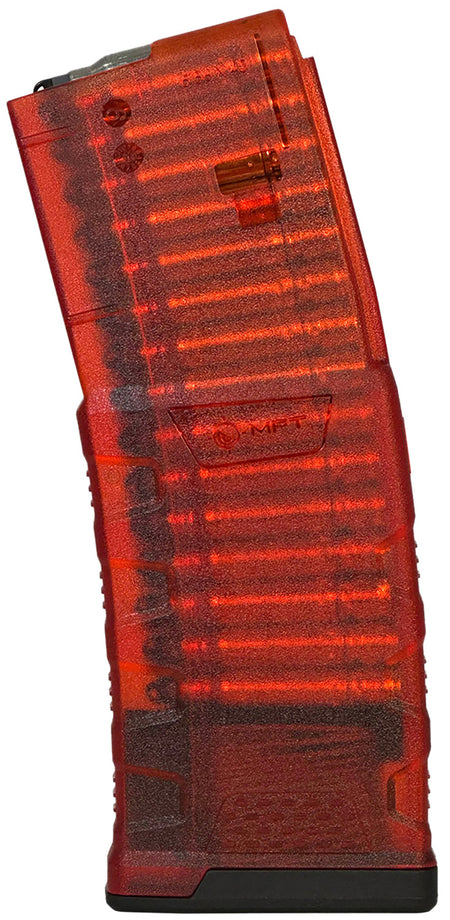 Mission First Tactical EXDPM556TR EXD 30-Round 5.56 AR/M4 Magazine Translucent Red Military-Grade Copolymer