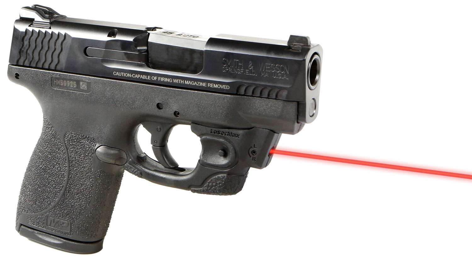 LaserMax CenterFire Laser for S&W M&P Shield 45 Auto with CenterFrame Mount