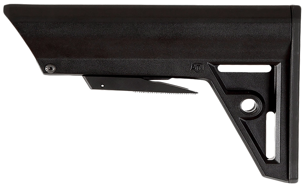 ATI Outdoors TactLite GEN2 M4 Style Adjustable Black Polymer Stock for AR-15/AR-10