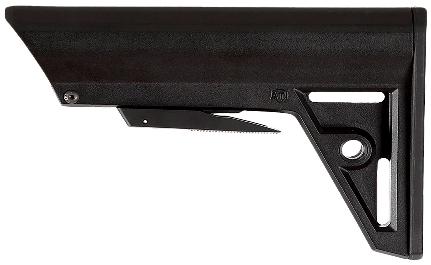 ATI Outdoors TactLite GEN2 M4 Style Adjustable Black Polymer Stock for AR-15/AR-10