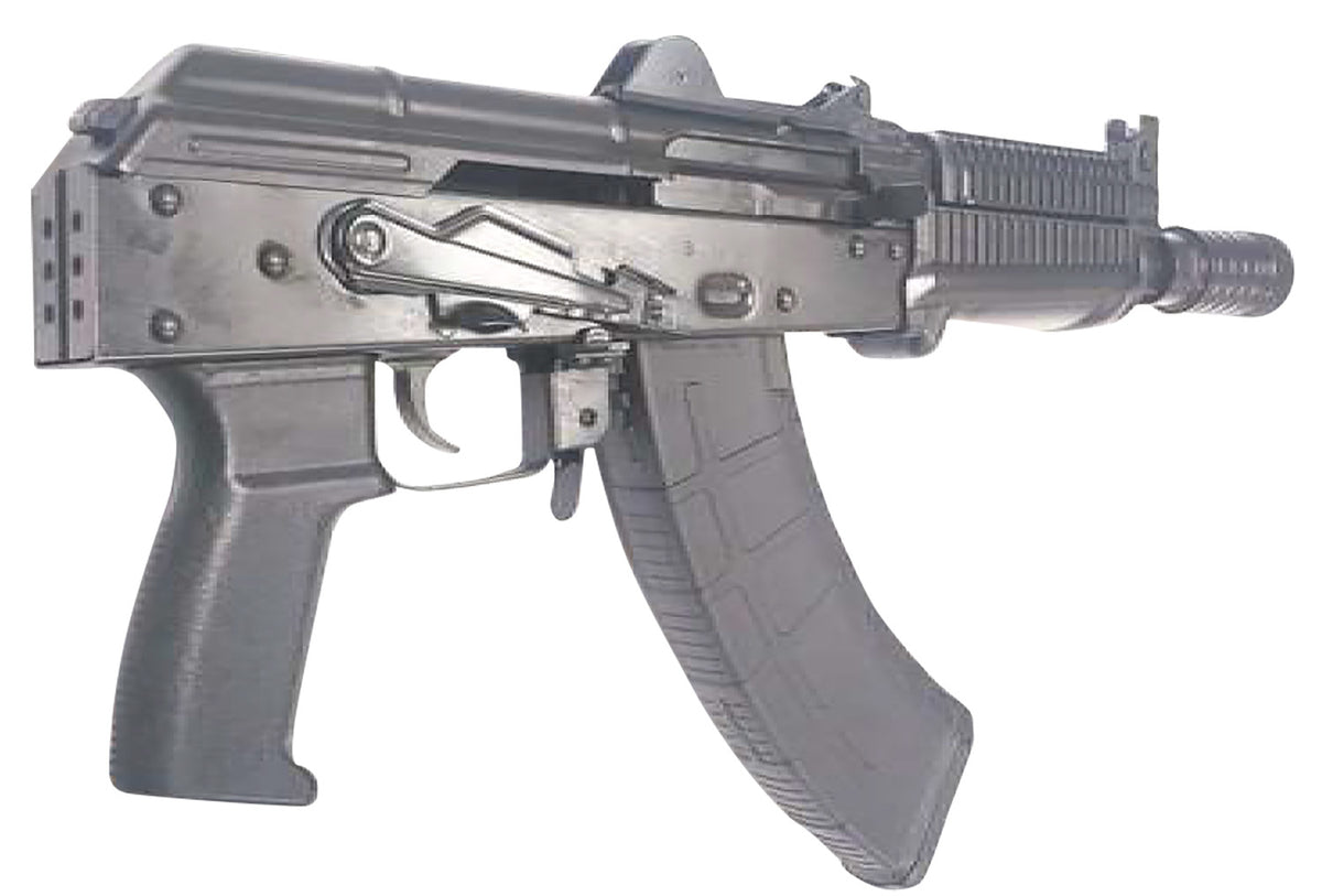 Riley Defense Inc RAK102KRINKPSTL Krink 7.62x39mm 30+1 8.50" Black Nitride Threaded Barrel, Black Oxide Frame, Black Polymer Grip