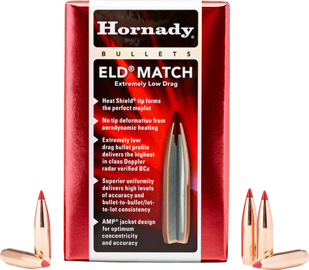 Hornady ELD Match Bullets 6.5mm .264 Cal 147gr 500 Count