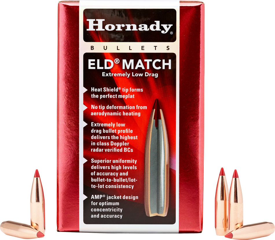 Hornady ELD Match Bullets 6.5mm .264 Cal 147gr 500 Count