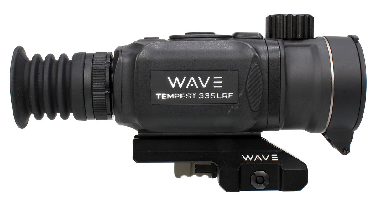 Wave Tempest 335 LRF Thermal Riflescope Black 3.3x 35mm 384x288 12 Micron 50Hz Digital Zoom 13.2x