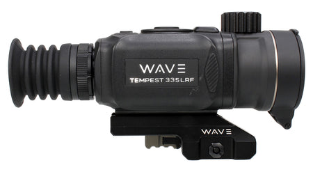 Wave Tempest 335 LRF Thermal Riflescope Black 3.3x 35mm 384x288 12 Micron 50Hz Digital Zoom 13.2x